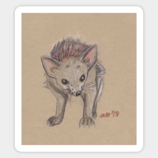 Indian Long-Eared Hedgehog Sticker